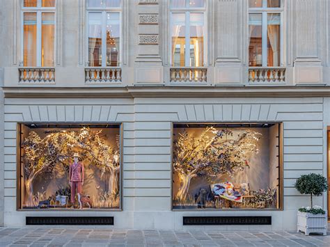 boutique dior windows ahops|dior montaigne window displays.